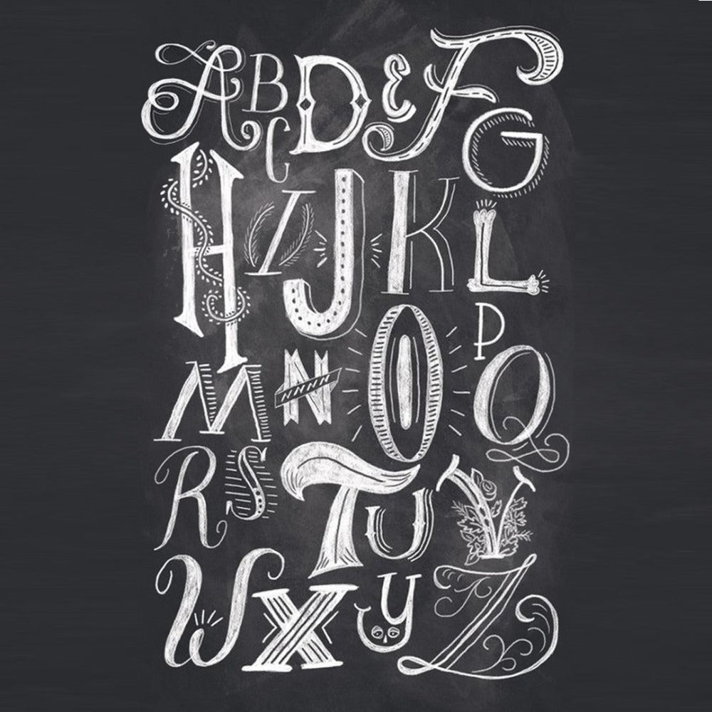 Magnetic wallpaper - CHALKBOARD - can be written on | Groovy Magnets