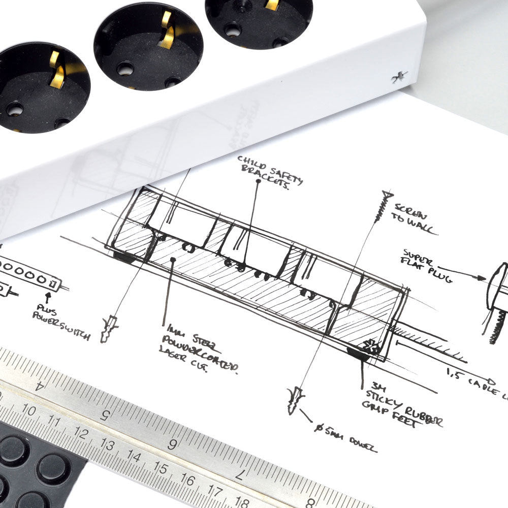 PLUG 3 - 3-way multiple socket | Peppermint Products