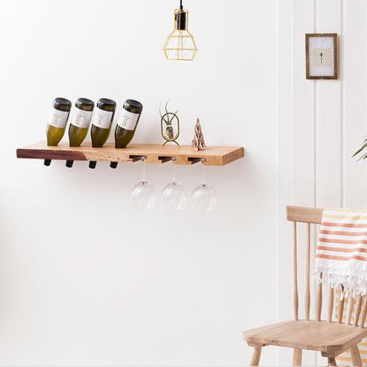 GLASS AND BOTTLES - wine rack - wood | Tu Las