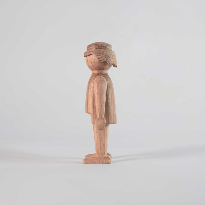 PLAYMOBIL | Wooden FIGURINE | Oak 17 cm high | Jakob Burgsø | boyhood