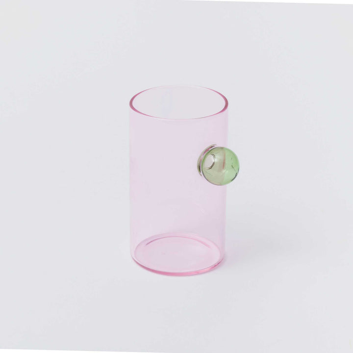 BUBBLE GLASSES - DRINKING GLASSES or small VASE - 11x6 cm | Block Design