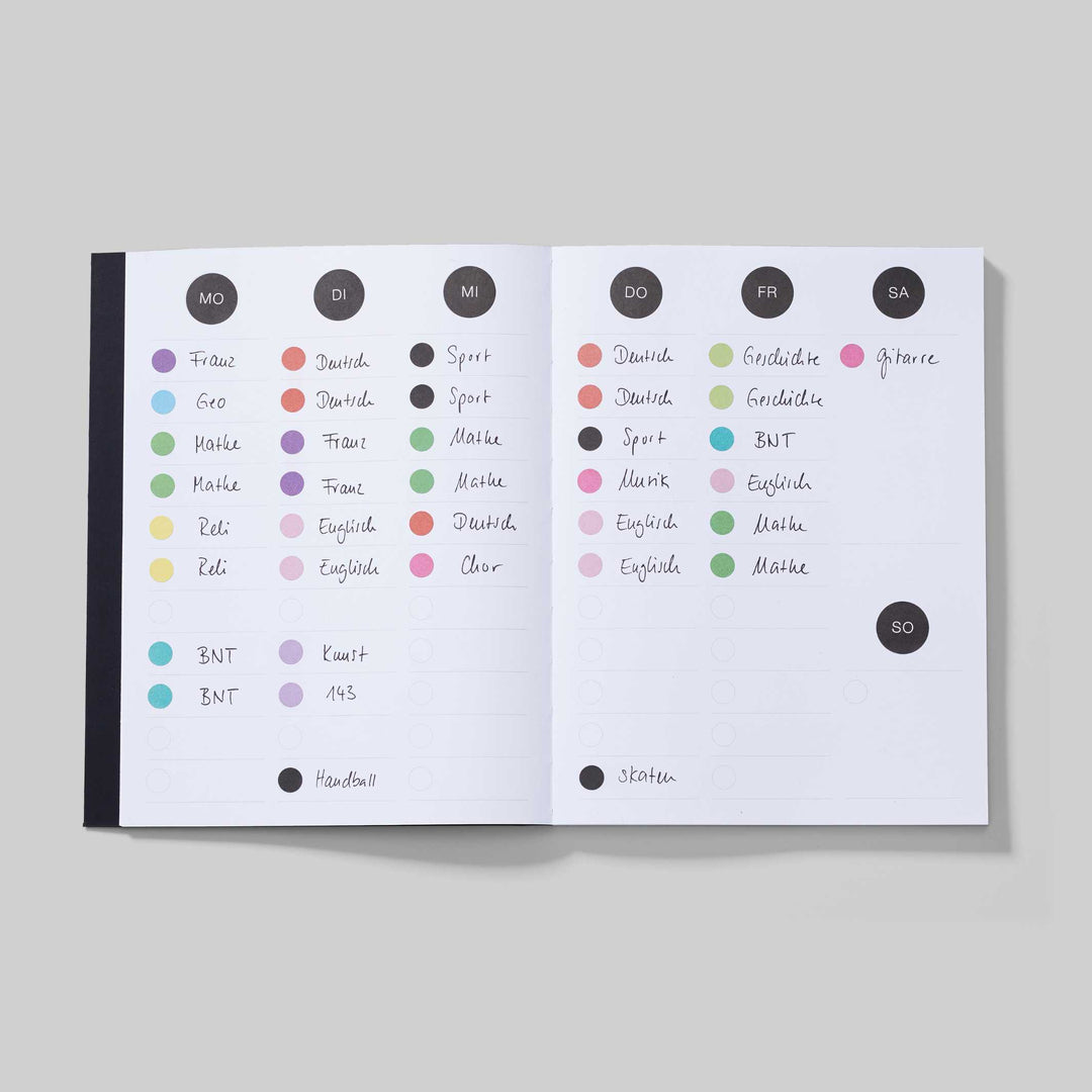 BUJO BOX Rainbow - Book planner set - creative planning | dot on