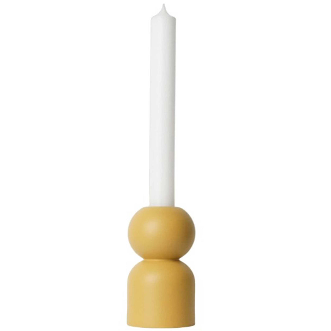 3-in-1 LOW - multifunctional wooden Candleholder 14 cm high | Lemon Lily