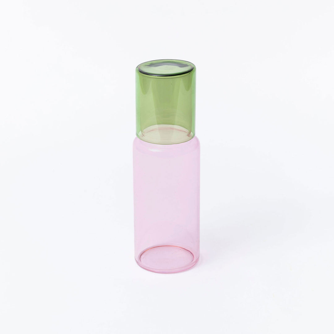 DUO TONE - zweifarbiges Glas-KARAFFEN SET | Block Design