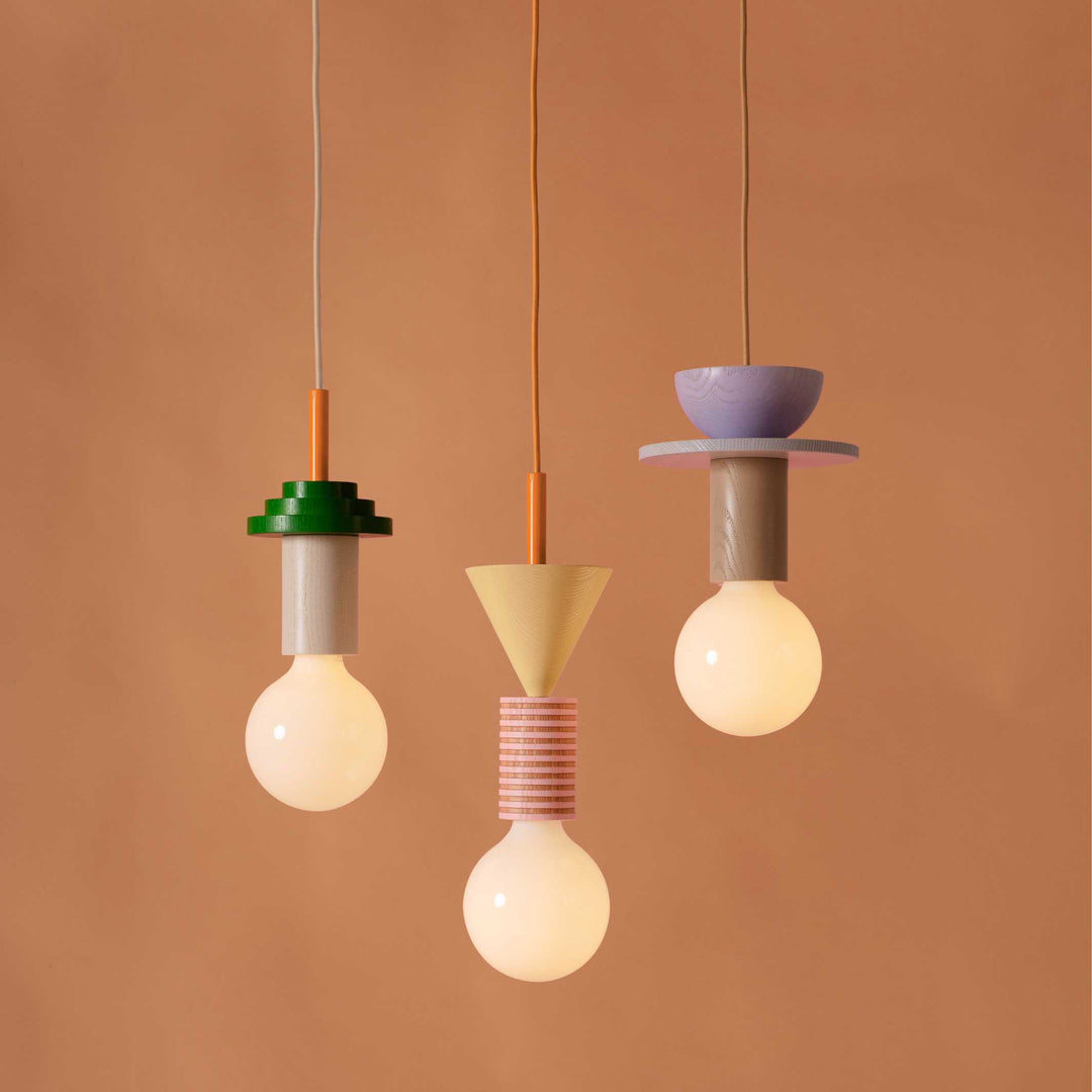 JUNIT FRUTA - ceiling light - colorful and geometric | Schneid Studio