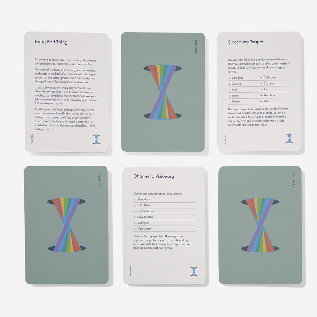 INSPIRATION CARD SET - Promoting INNOVATIVE THINKING - 52 English exercises | The School of Life