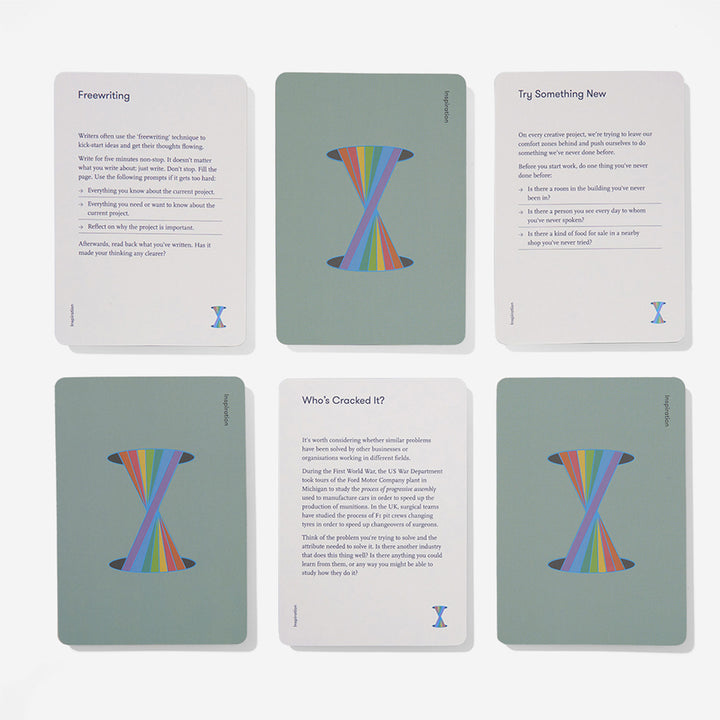 INSPIRATION CARD SET - Promoting INNOVATIVE THINKING - 52 English exercises | The School of Life