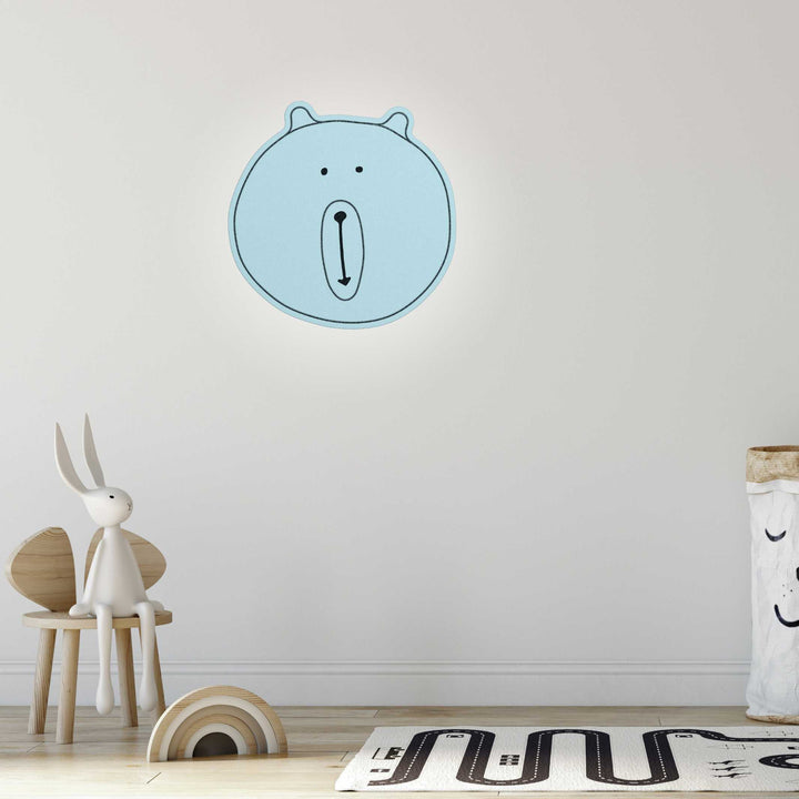 BEAR 1505 - Wall lamp for children - made of wool felt | ALMUT von Wildheim