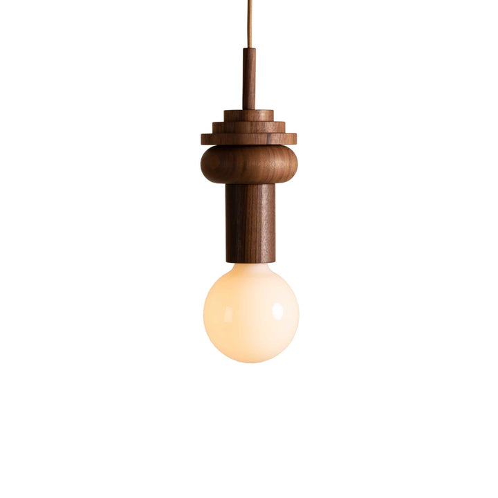 JUNIT WALNUT - ceiling light - walnut wood | Schneid Studio