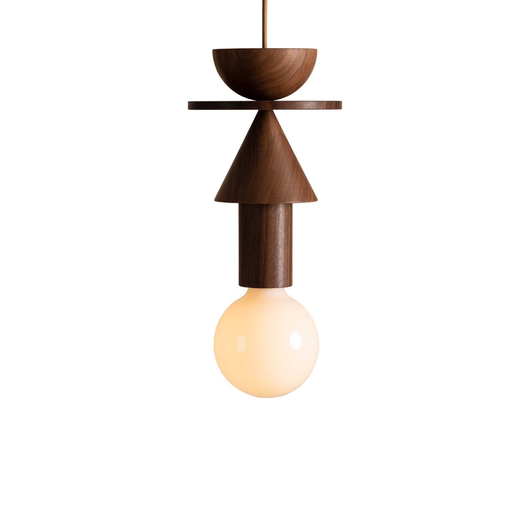 JUNIT WALNUT - ceiling light - walnut wood | Schneid Studio