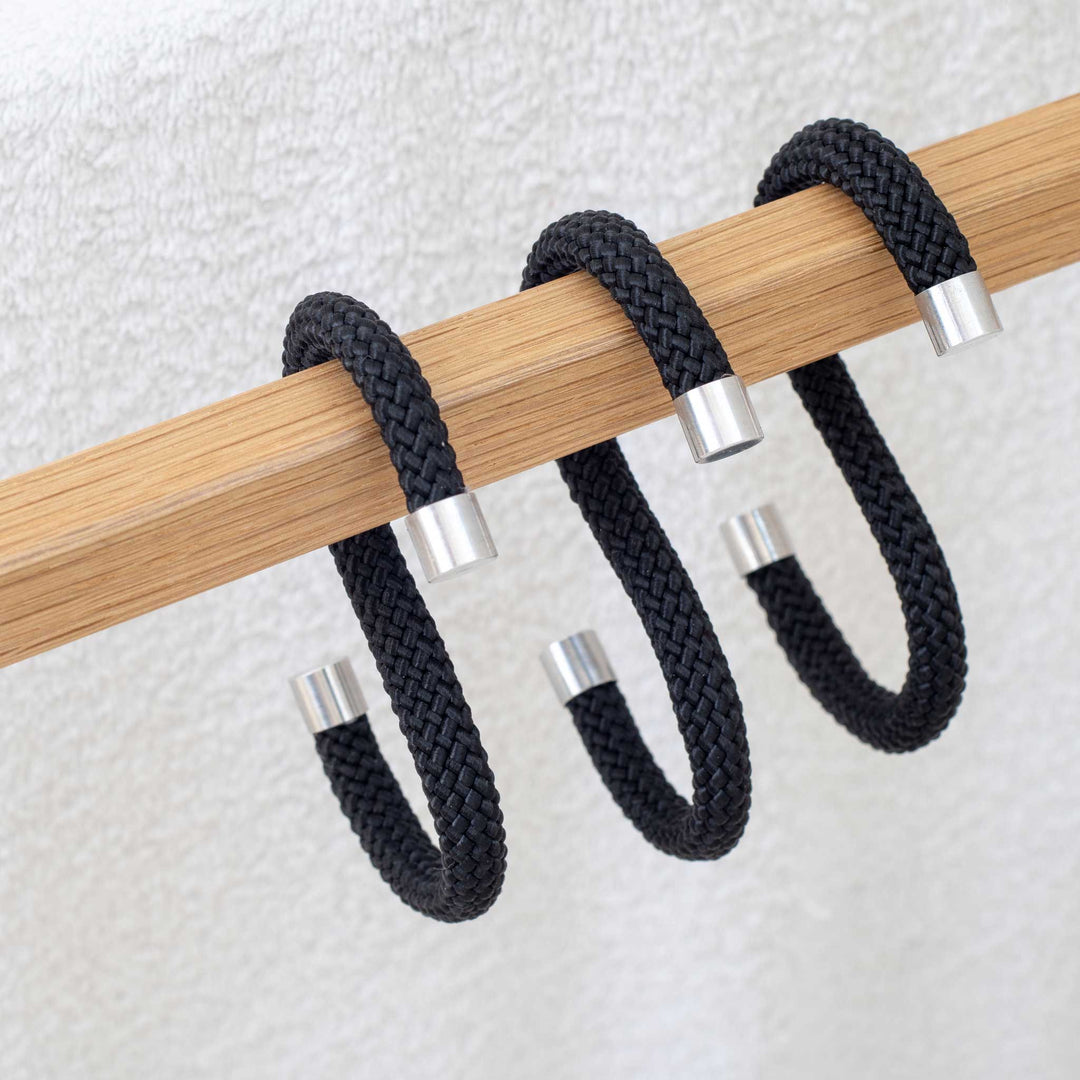 ROPE HOOK - Textile S-CLOTH HOOK made of rope - set of 5 | Peppermint Products