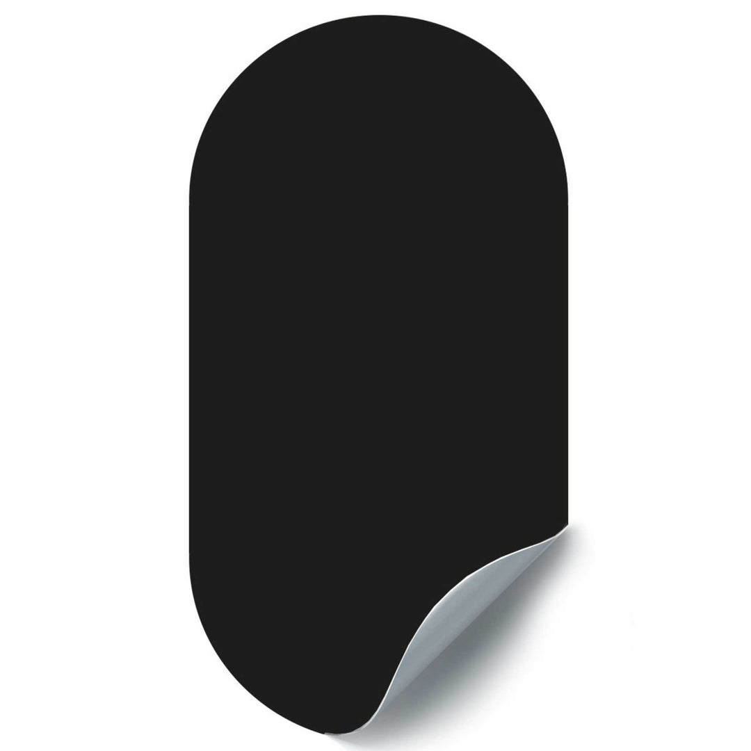 OVAL BLACK - Wandsticker magnetisch - schwarz | Groovy Magnets