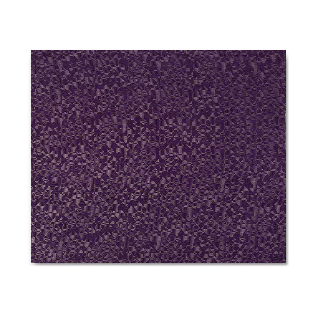 MAPPING BEDSPREAD - lila-farbige TAGES-BETT-DECKE - 235x245 cm - 100% Baumwolle | Cristian Zuzunaga