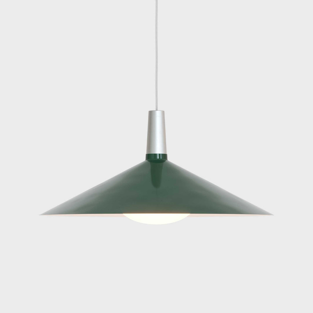 BOWER - oval pendant light - dark green | tala