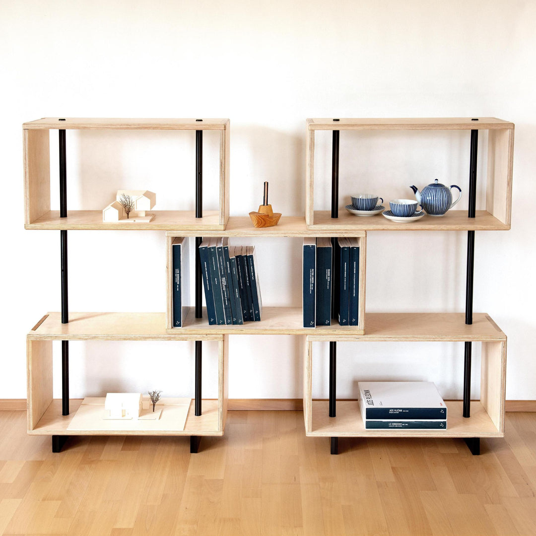 CONTINUA 5 - modular shelving system - 5 modules | arkitettoria