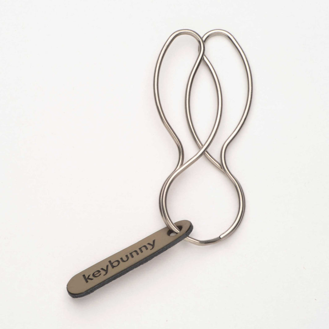 KEYBUNNY - Schlüsselring mit Halteclip - 2er-Set | keybunny