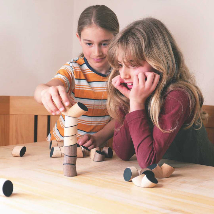 LOGGOS - Stacking game made of wood | La IDA