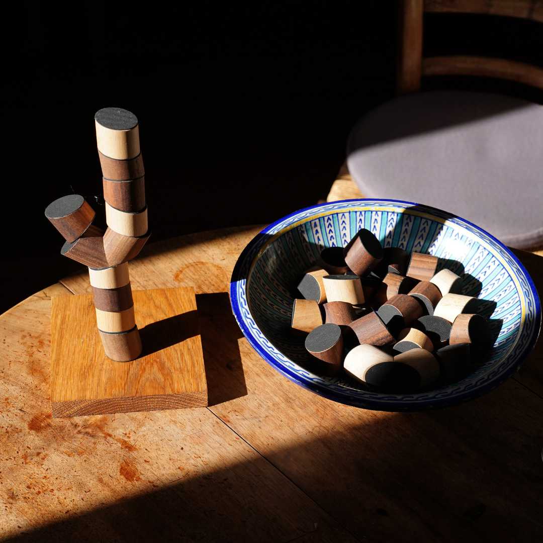 LOGGOS - Stacking game made of wood | La IDA