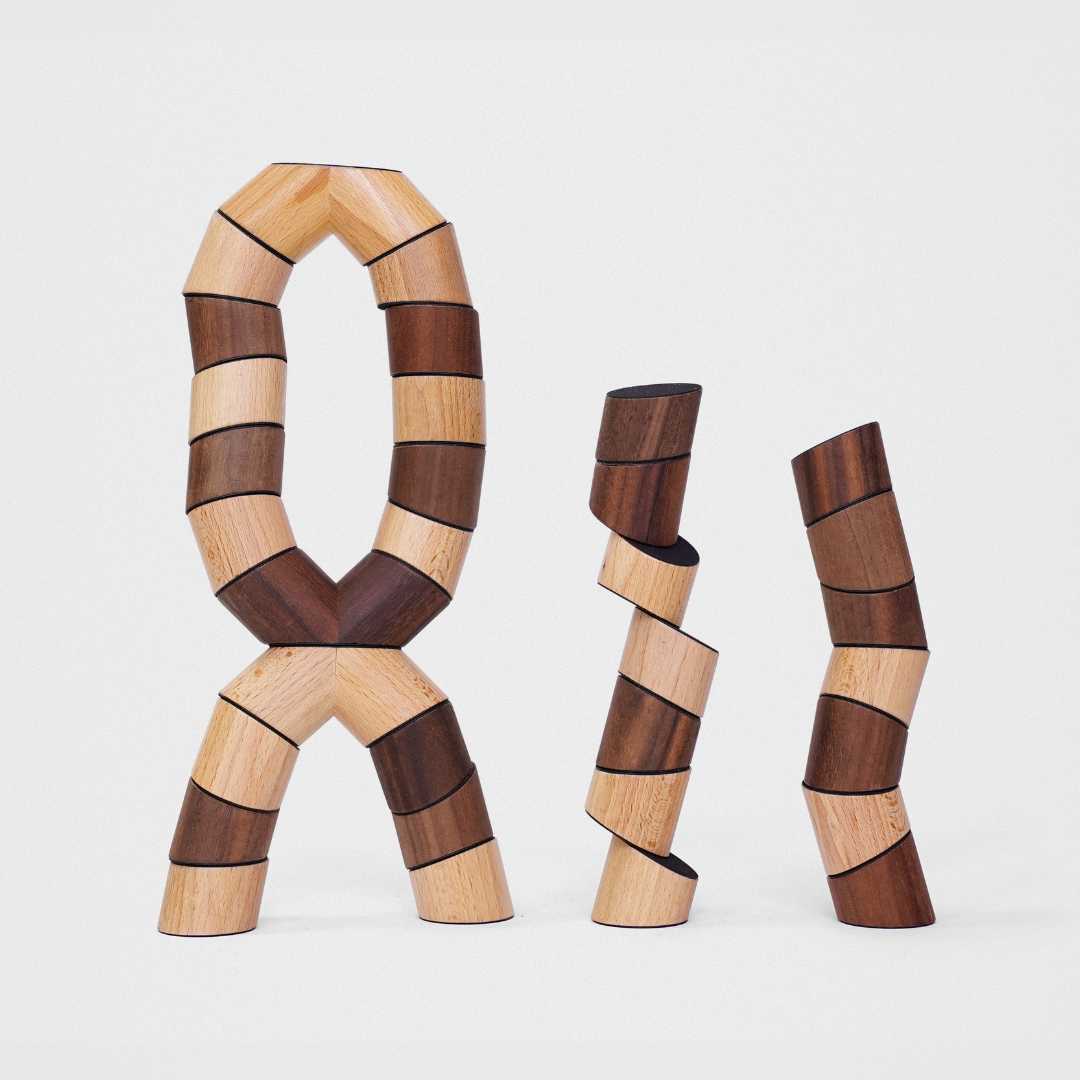 LOGGOS - Stacking game made of wood | La IDA