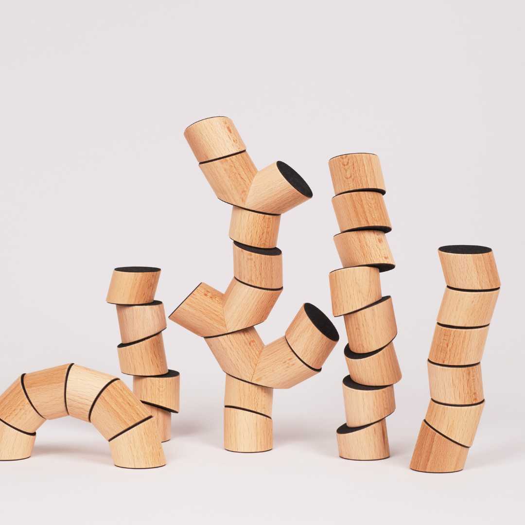 LOGGOS - Stacking game made of wood | La IDA