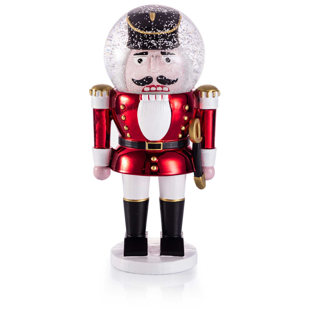 THE SHINY NUTCRACKER - Dekofigur Nussknacker mit Glitzerkugel | Donkey Products