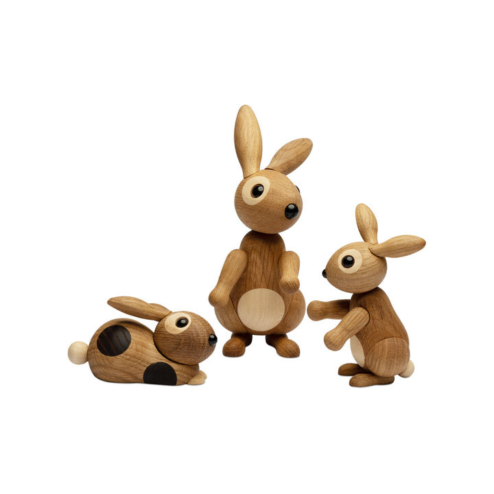 BOUNCE - Small Wooden Bunny Figurine - Chresten Sommer | Spring Copenhagen