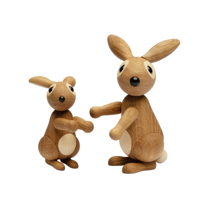 BOUNCE - Small Wooden Bunny Figurine - Chresten Sommer | Spring Copenhagen