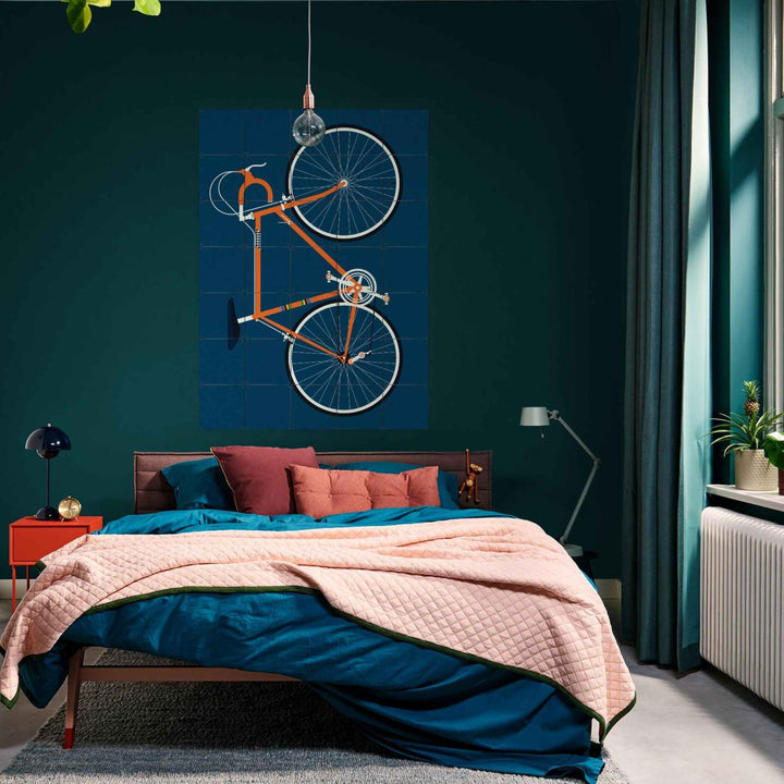 Wall decoration - RACING BIKE ORANGE - Bo Lundberg | IXXI