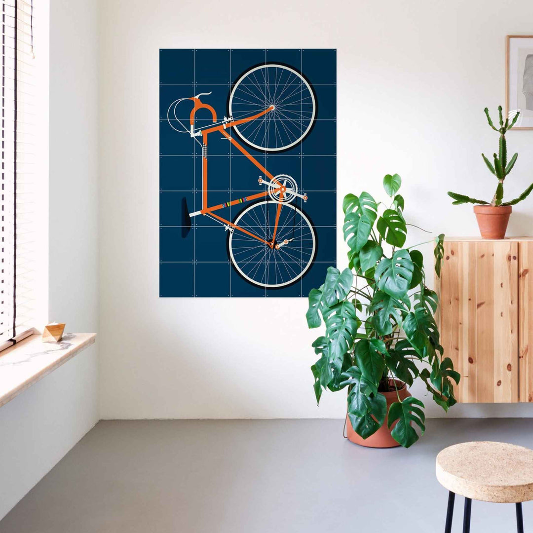 Wall decoration - RACING BIKE ORANGE - Bo Lundberg | IXXI