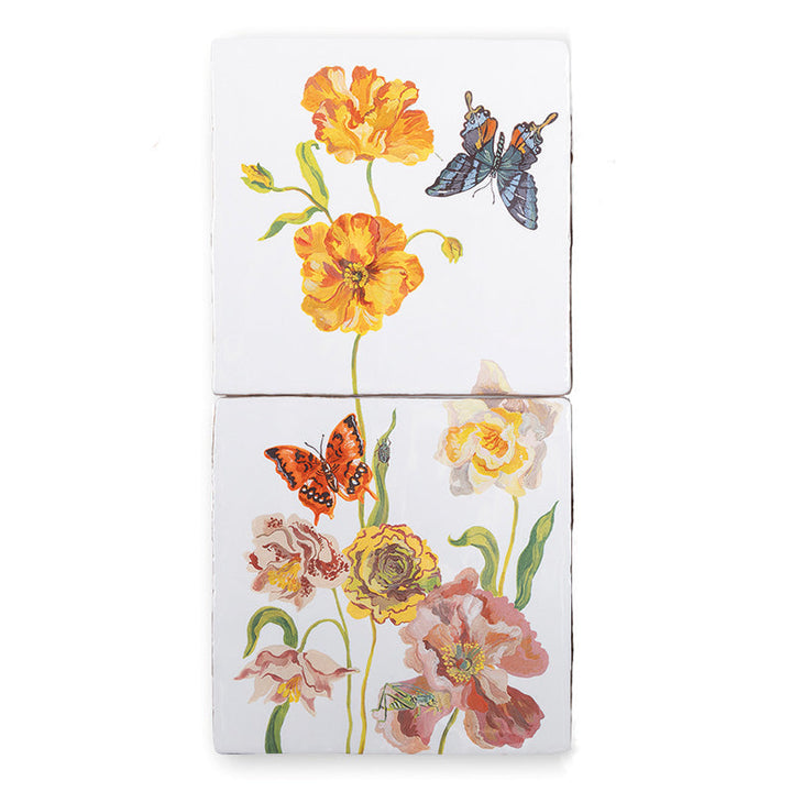 Tile - WILDFLOWERS POPPY - 10 x 20 cm | StoryTiles