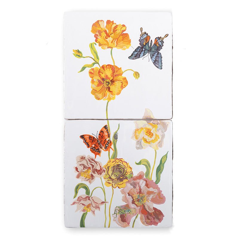 Fliese - WILDFLOWERS POPPY - 10 x 20 cm | StoryTiles