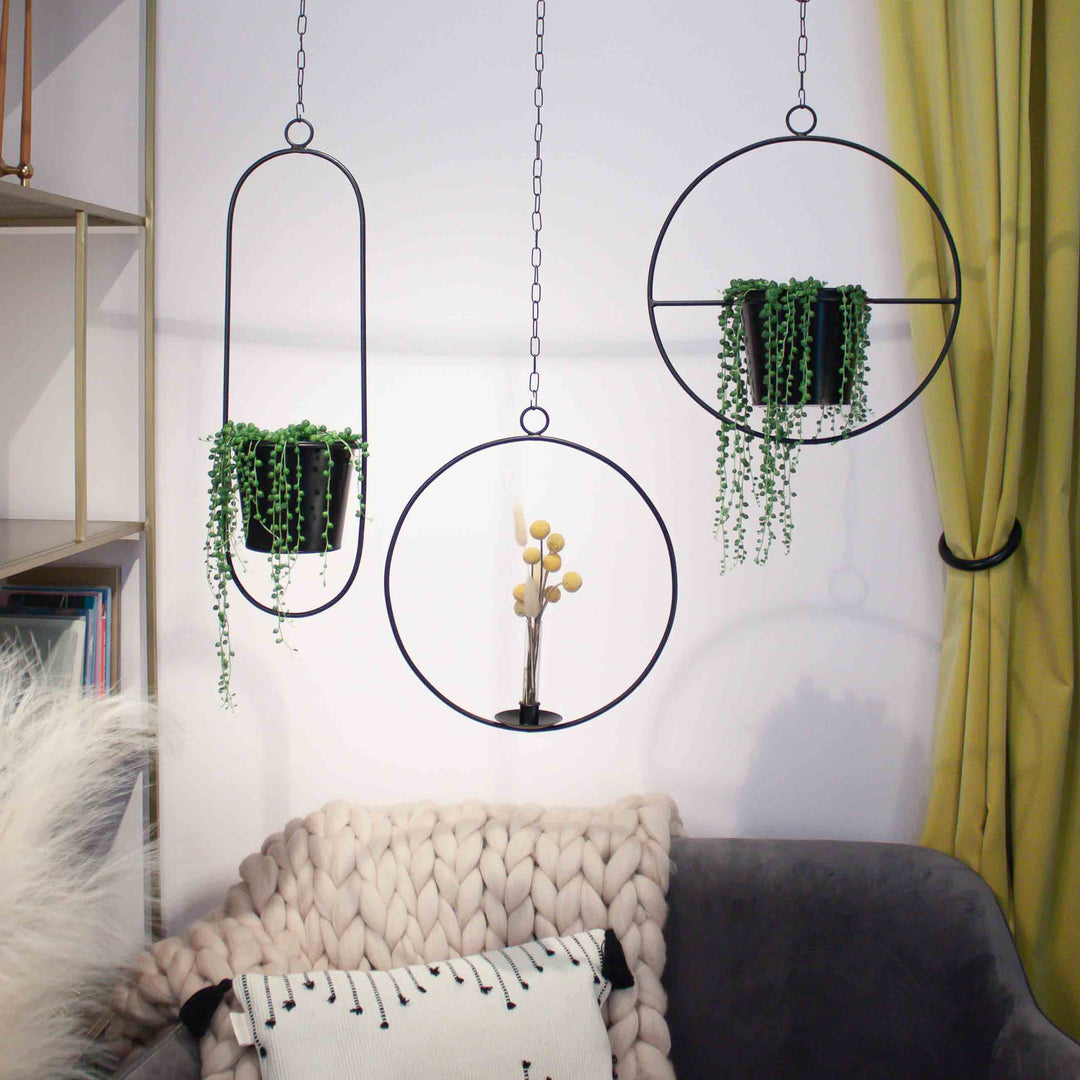 Plant pot - HANGING GARDEN - Decorative ring with flower pot | adorist.