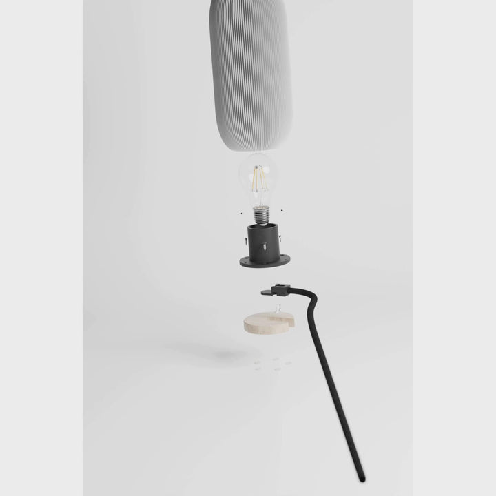 PILLE - table lamp - white | dennismaass.