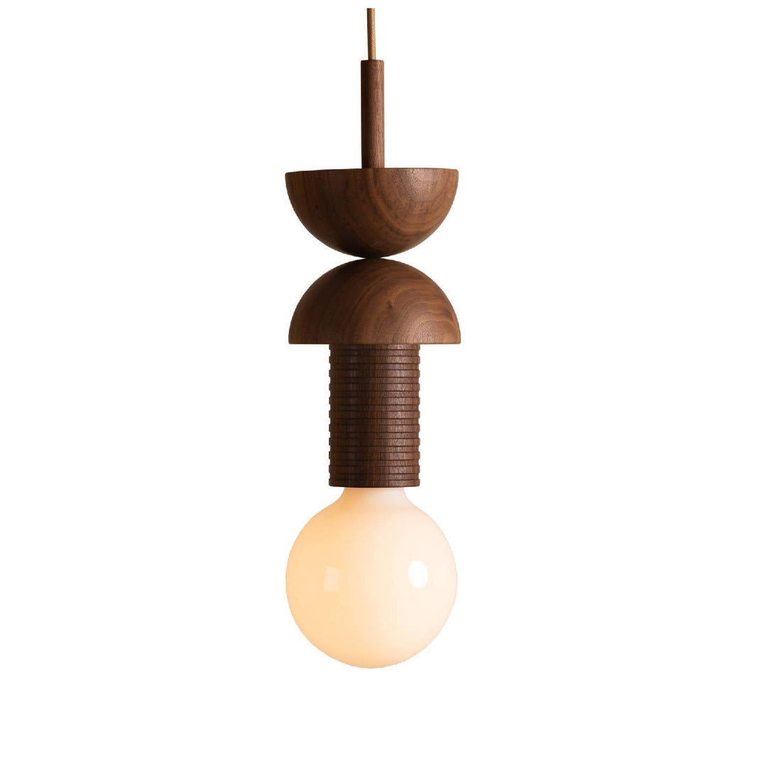 JUNIT WALNUT - ceiling light - walnut wood | Schneid Studio